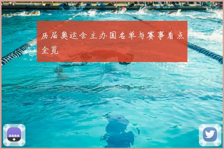历届奥运会主办国名单与赛事看点全览